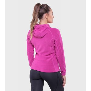 Campera de mujer de micropolar con capucha Aradia