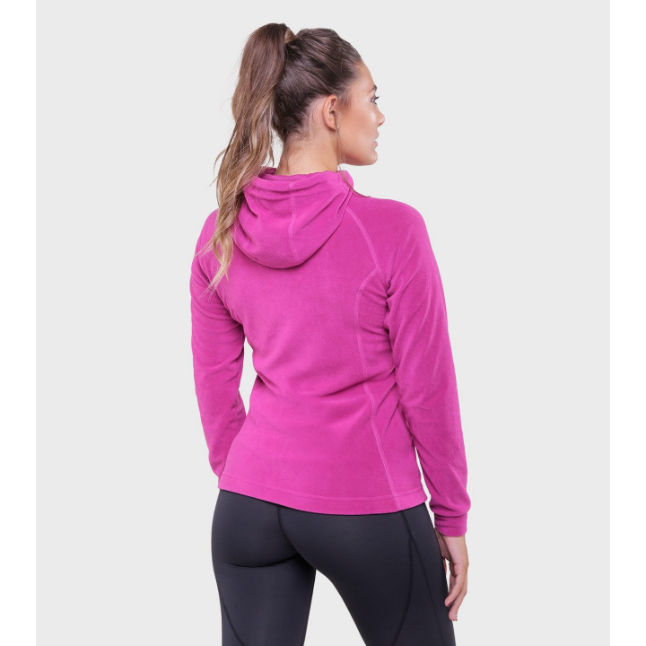 Campera de mujer de micropolar con capucha Aradia