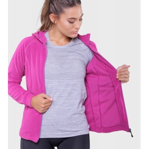 Campera de mujer de micropolar con capucha Aradia