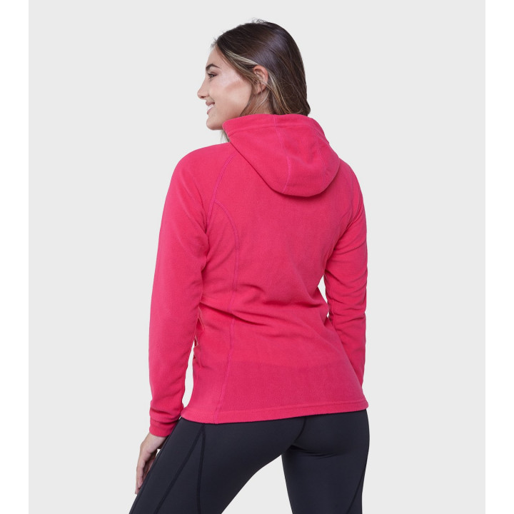 Campera de mujer de micropolar con capucha Aradia