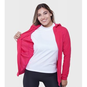 Campera de mujer de micropolar con capucha Aradia