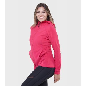 Campera de mujer de micropolar con capucha Aradia