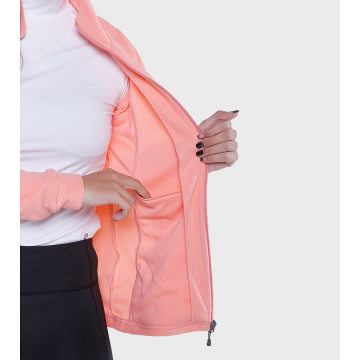 Campera de mujer de micropolar con capucha Aradia