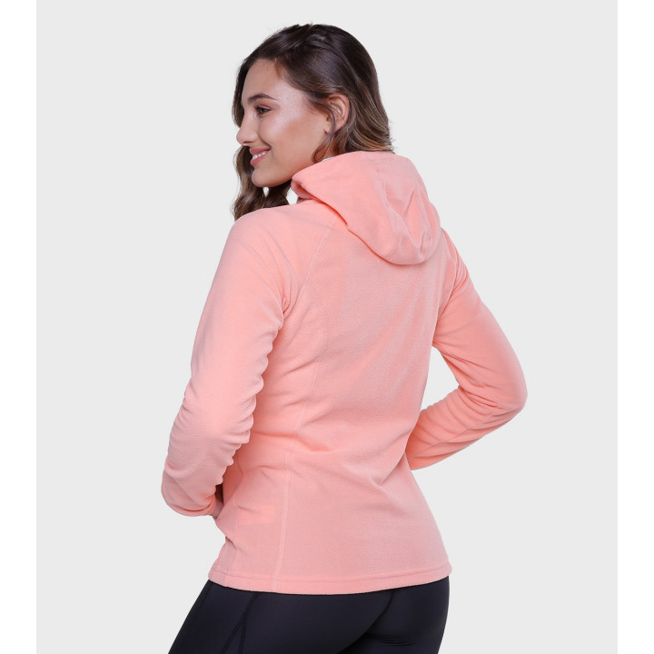 Campera de mujer de micropolar con capucha Aradia
