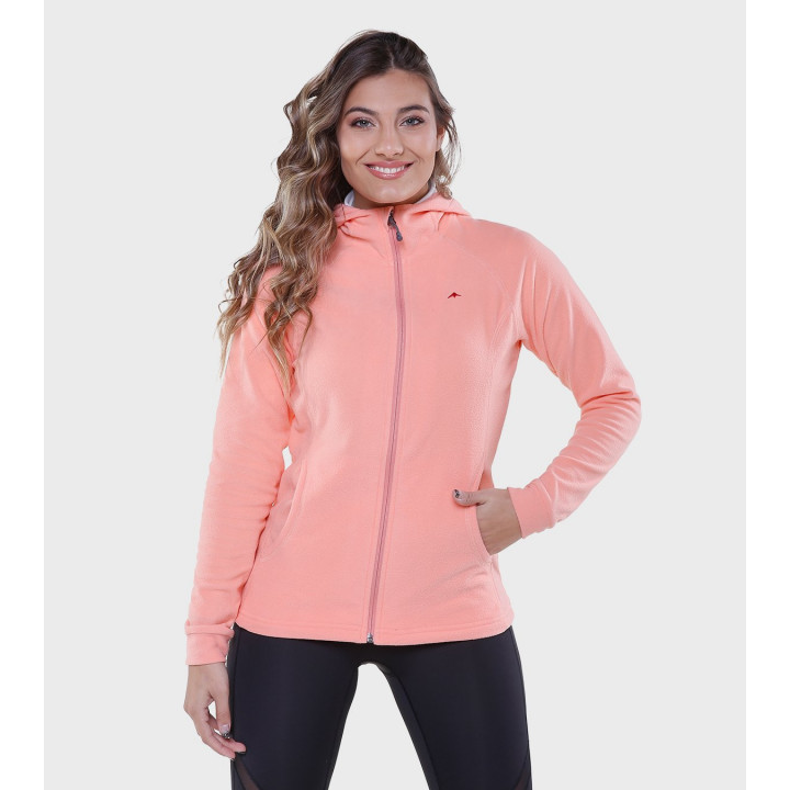 Campera de mujer de micropolar con capucha Aradia