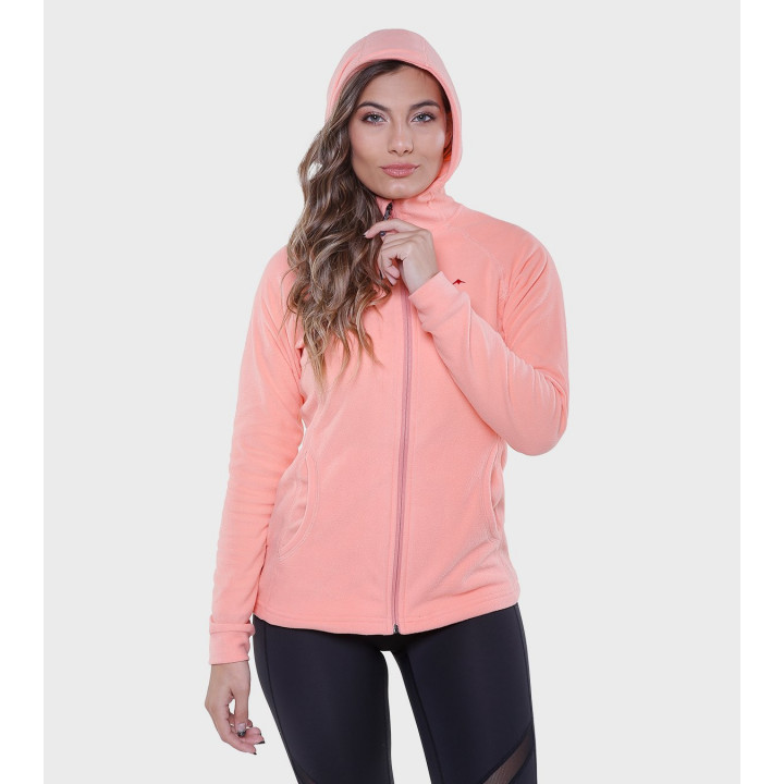 Campera de mujer de micropolar con capucha Aradia