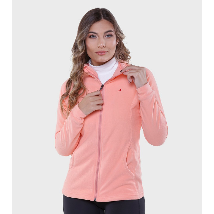 Campera de mujer de micropolar con capucha Aradia
