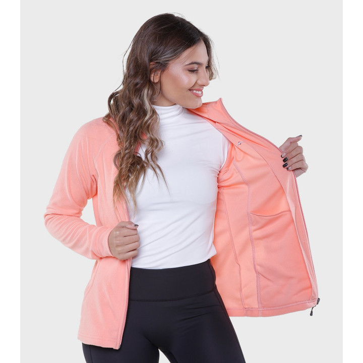 Campera de mujer de micropolar con capucha Aradia