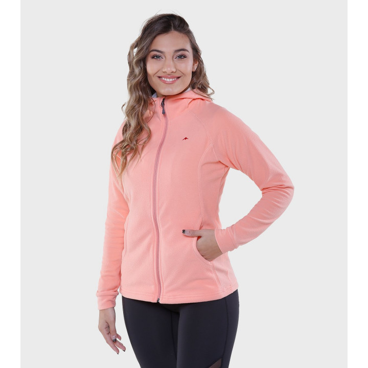 Campera de mujer de micropolar con capucha Aradia