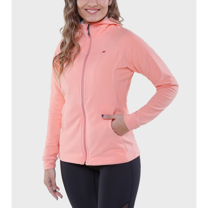 Campera de mujer de micropolar con capucha Aradia