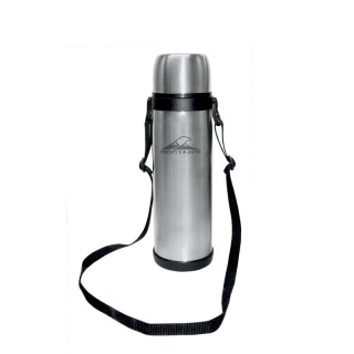 Stainless steel thermos with belt
