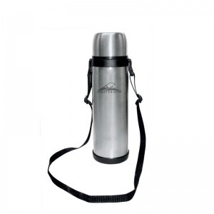 Stainless steel thermos with belt