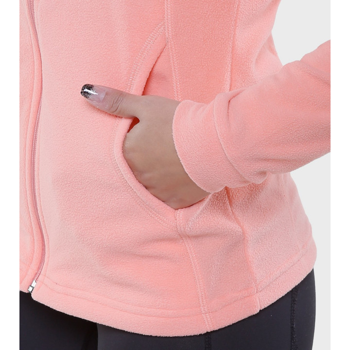 Campera de mujer de micropolar con capucha Aradia