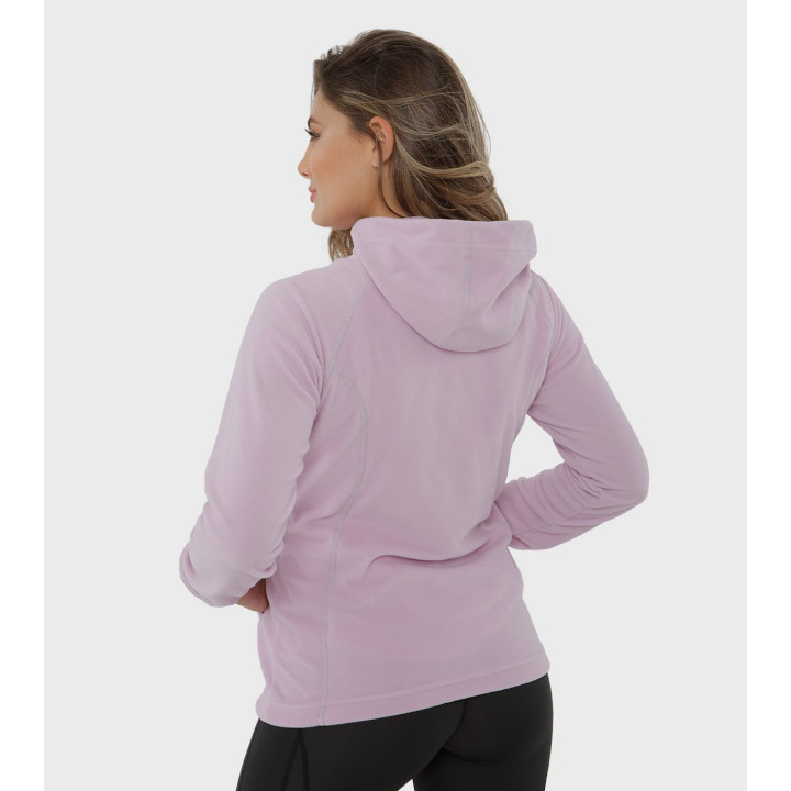 Campera de mujer de micropolar con capucha Aradia