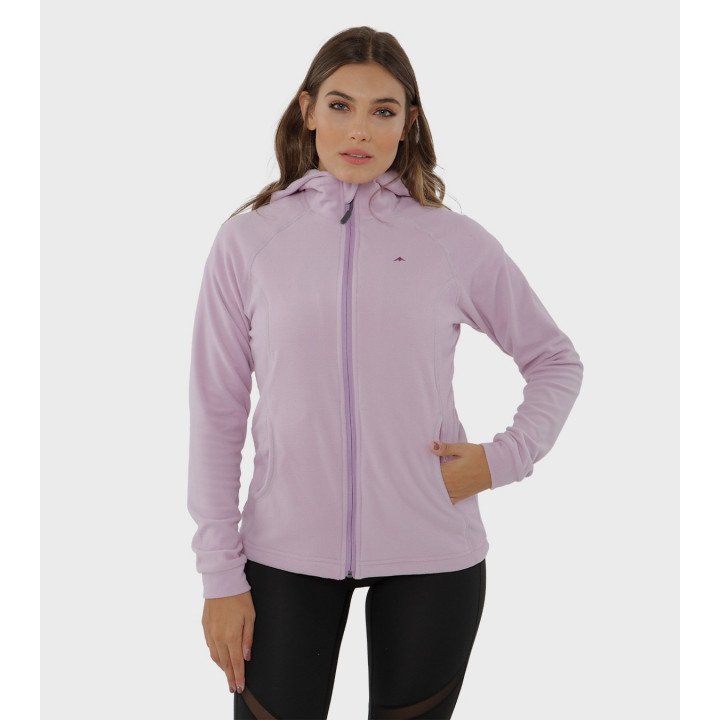 Campera de mujer de micropolar con capucha Aradia