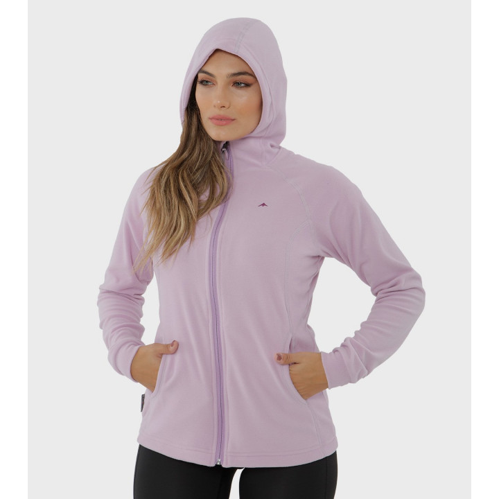 Campera de mujer de micropolar con capucha Aradia