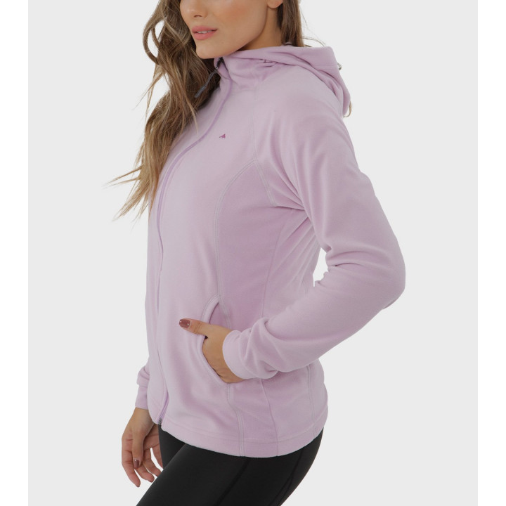 Campera de mujer de micropolar con capucha Aradia