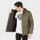 Campera de plumas de hombre Logan con capucha