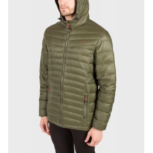Campera de plumas de hombre Logan con capucha