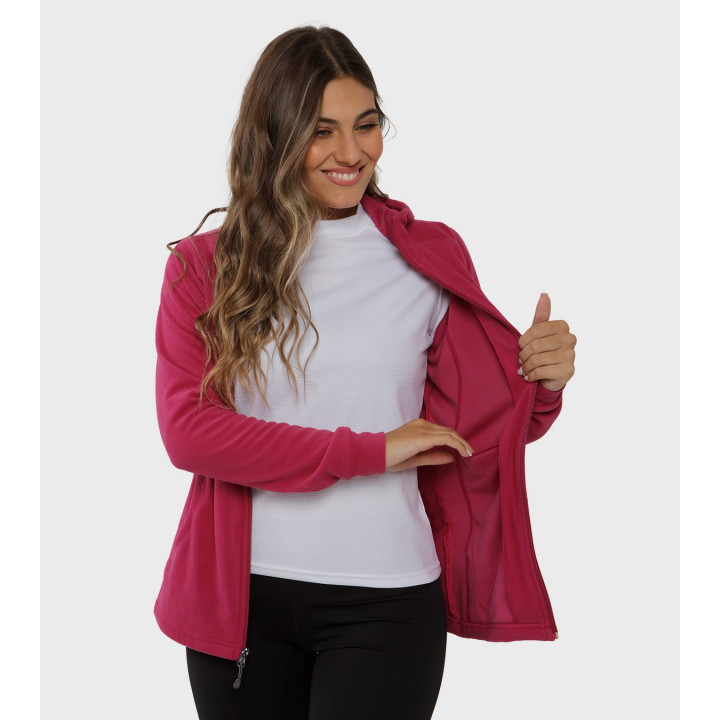 Campera de mujer de micropolar con capucha Aradia