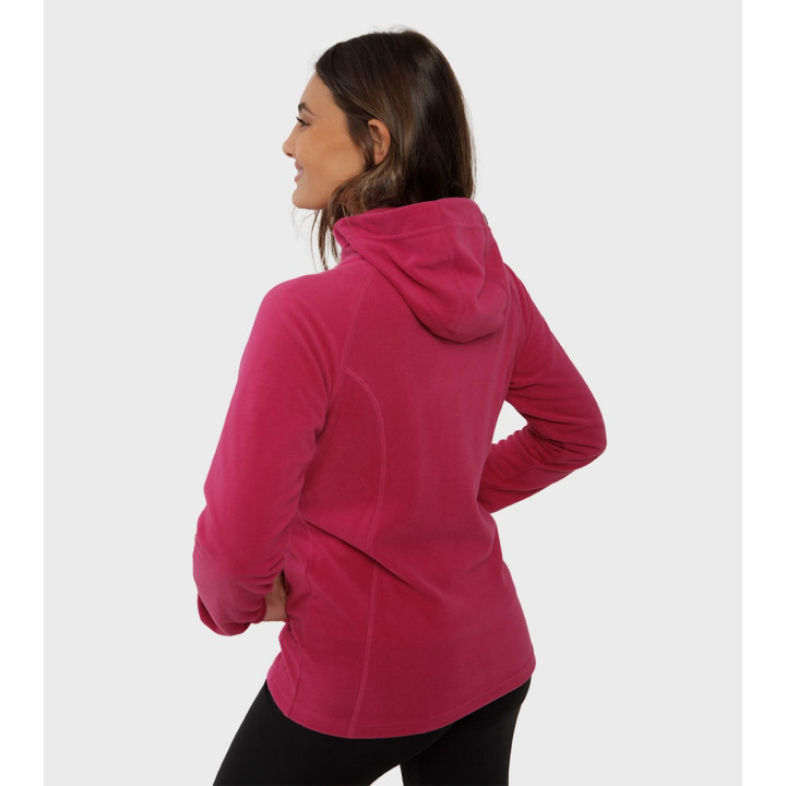 Campera de mujer de micropolar con capucha Aradia