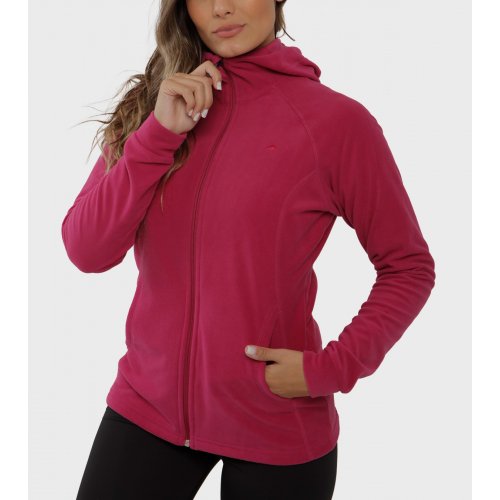 Campera de mujer de micropolar con capucha Aradia