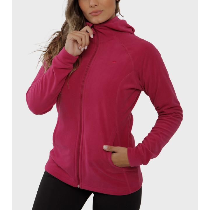 Campera de mujer de micropolar con capucha Aradia