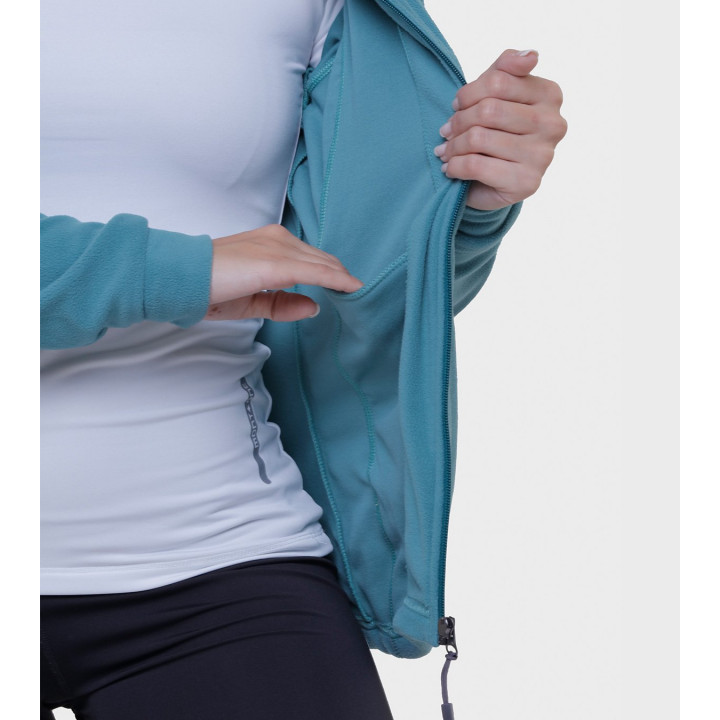 Campera de mujer de micropolar con capucha Aradia