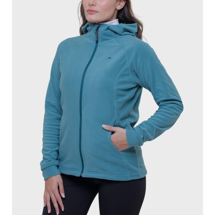 Campera de mujer de micropolar con capucha Aradia