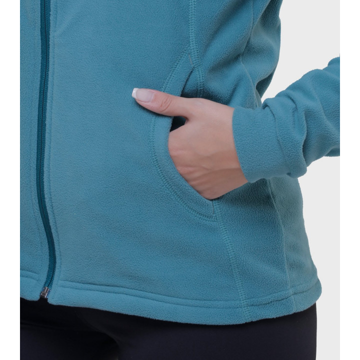 Campera de mujer de micropolar con capucha Aradia
