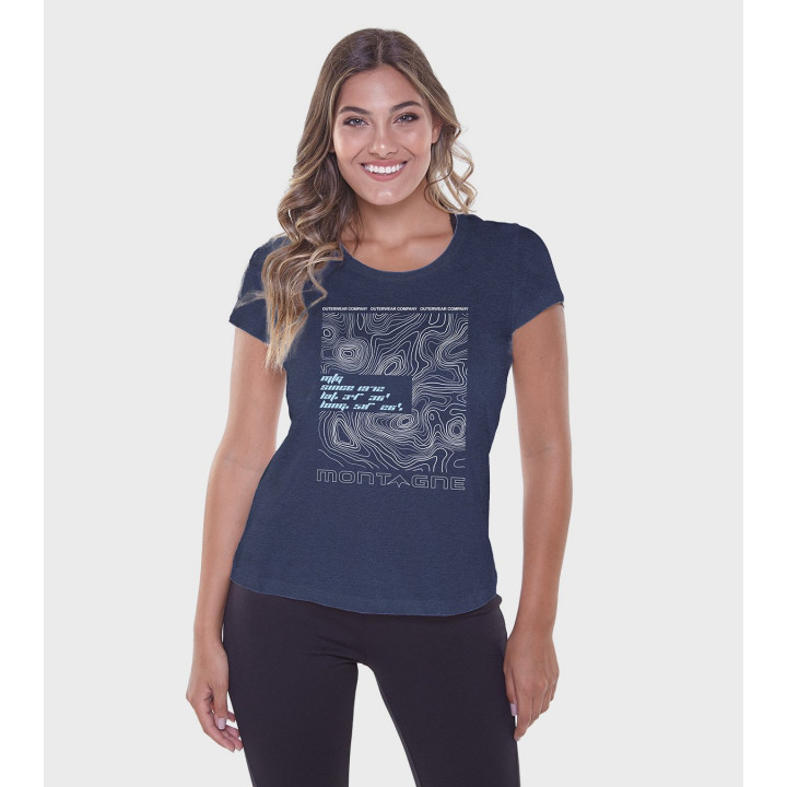 Remera de mujer Latitud M/C