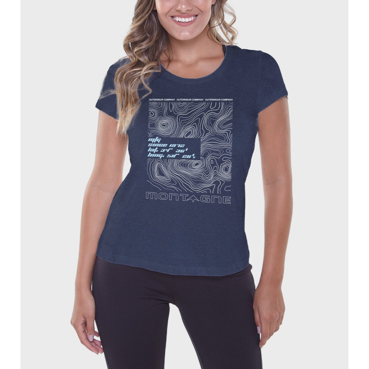 Remera de mujer Latitud M/C
