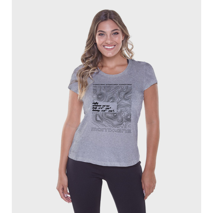 Remera de mujer Latitud M/C