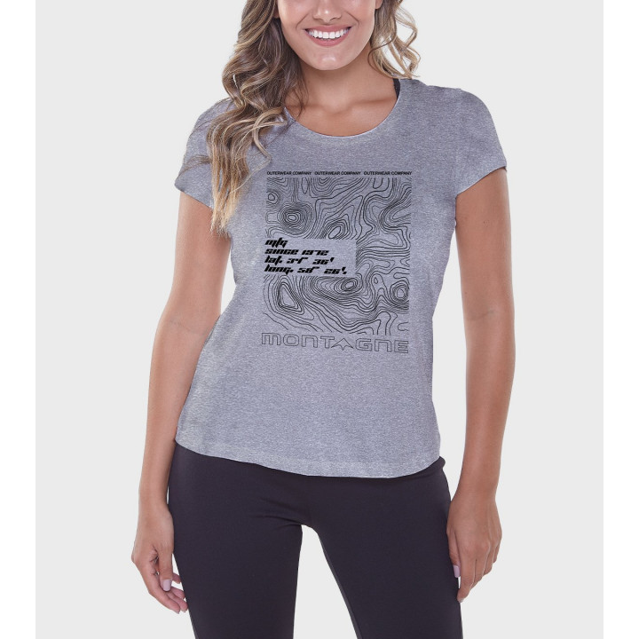 Remera de mujer Latitud M/C