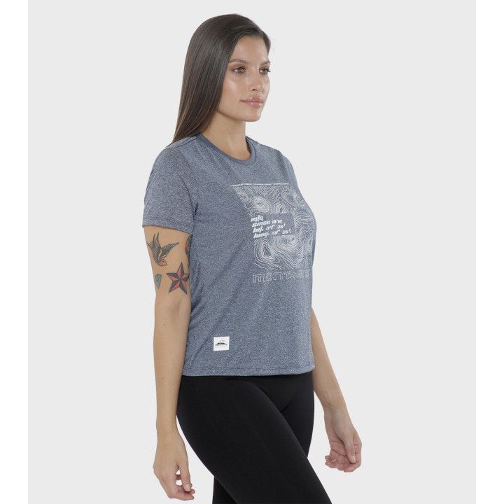 Remera de mujer Latitud M/C