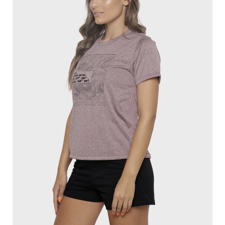 Remera de mujer Latitud M/C