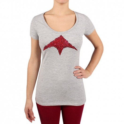 Remera de mujer algodón Outline Remera de mujer algodón Outline