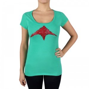 Remera de mujer algodón Outline