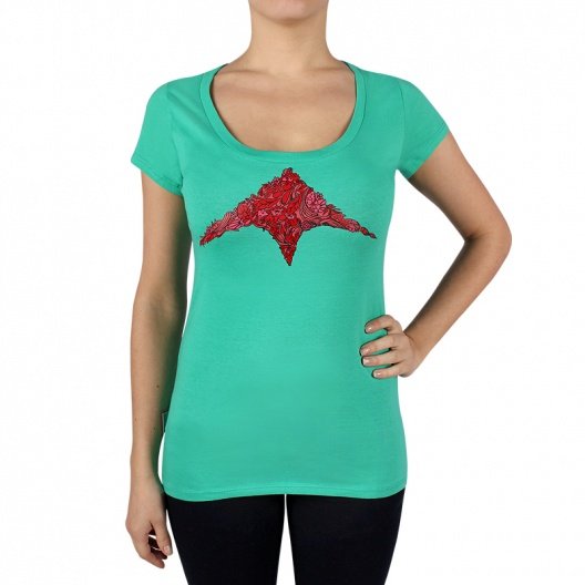 Remera de mujer algodón Outline Remera de mujer algodón Outline