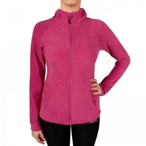 Campera de mujer de micropolar con capucha Aradia