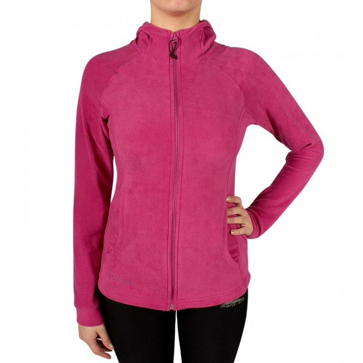 Campera de mujer de micropolar con capucha Aradia
