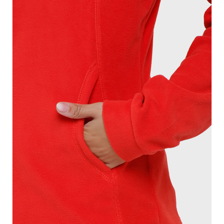 Campera de mujer de micropolar con capucha Aradia