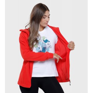 Campera de mujer de micropolar con capucha Aradia