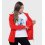 Campera de mujer de micropolar con capucha Aradia