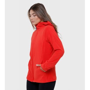Campera de mujer de micropolar con capucha Aradia