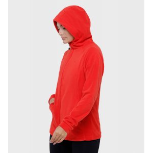 Campera de mujer de micropolar con capucha Aradia