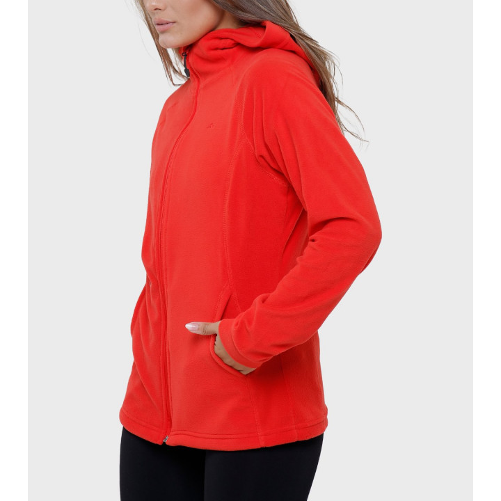 Campera de mujer de micropolar con capucha Aradia