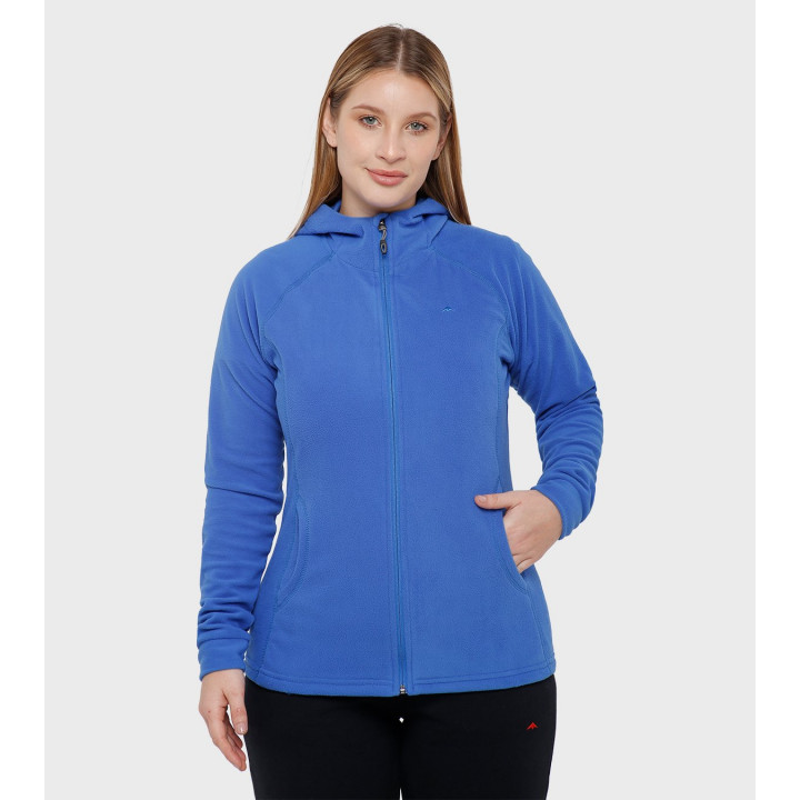 Campera de mujer de micropolar con capucha Aradia