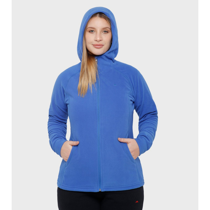 Campera de mujer de micropolar con capucha Aradia