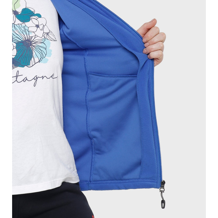 Campera de mujer de micropolar con capucha Aradia
